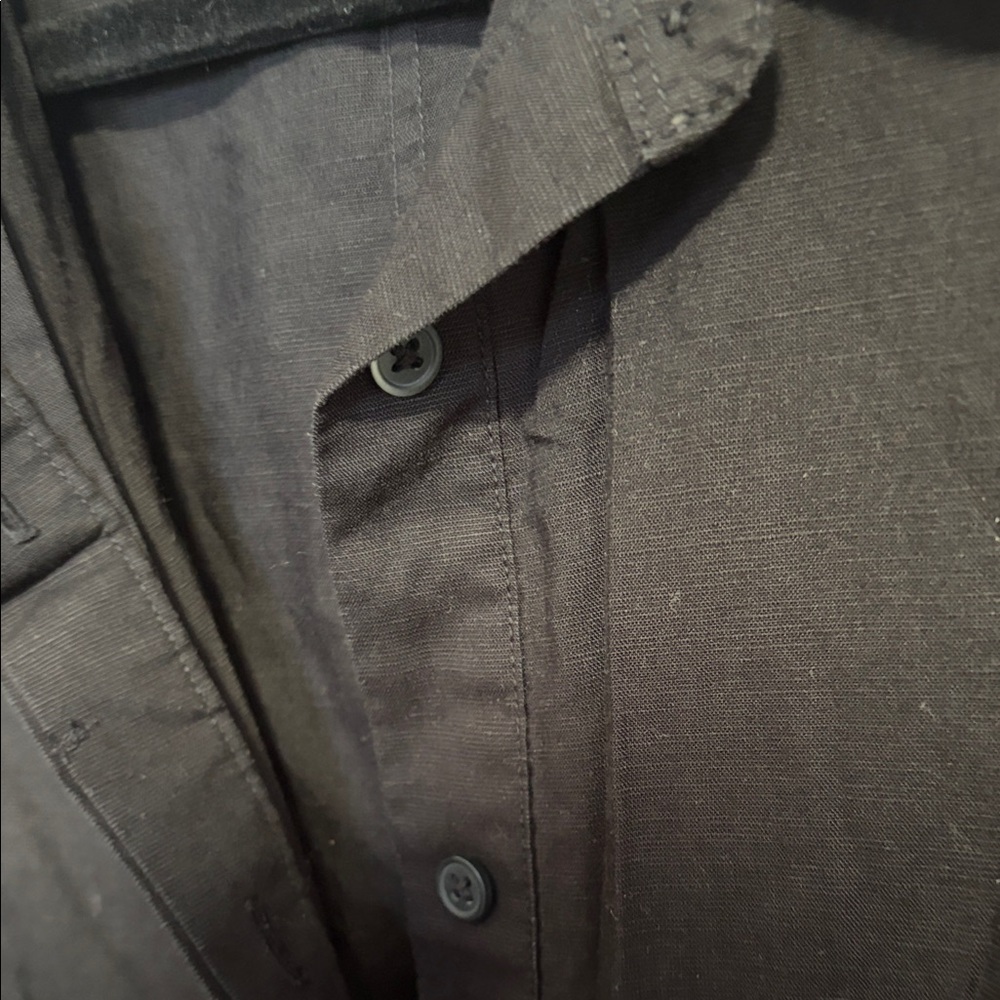 Uniqlo Black Short Sleeve Jumpsuit - Picture 3 of 5
